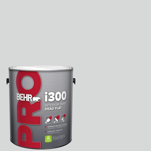 BEHR PRO 1 gal. #MQ3-25 Gray Shimmer Dead Flat Interior Paint