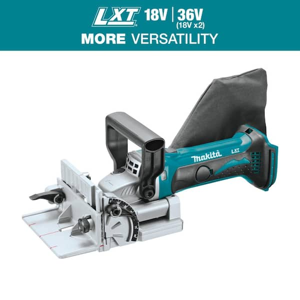 Makita 18V LXT Lithium Ion 0.75 in. Cordless Plate Joiner Tool Only XJP03Z The Home Depot