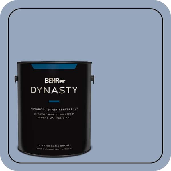 BEHR DYNASTY 1 gal. #590F-4 Cloudberry Satin Enamel Interior Stain-Blocking Paint & Primer