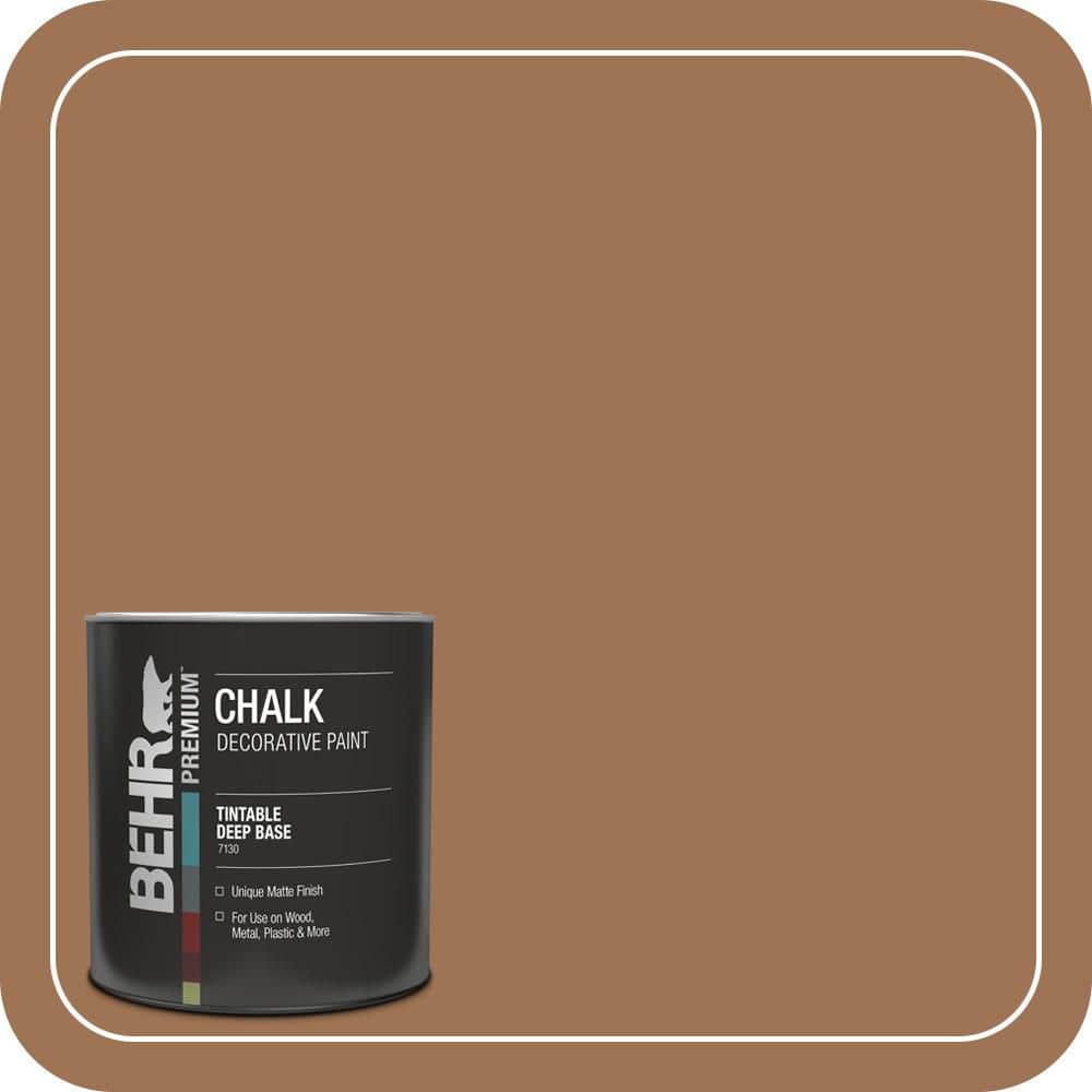 BEHR 1 qt. #S240-6 Ranch Brown Interior Chalk Finish Paint 713004