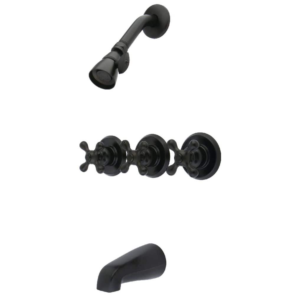 Victorian 3-Handle 1-Spray Tub and Shower Faucet 1.8 GPM in Oil Rubbed Bronze price history on PriceWatchPro
