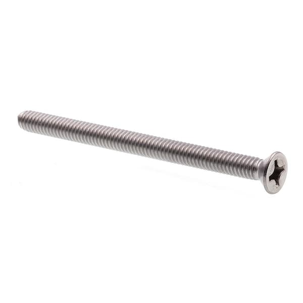 Prime-Line #12-24 x 3 in. Grade 18-8 Stainless Steel Phillips Drive Flat Head Machine Screws (25-Pack)