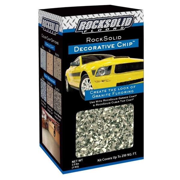 Rust-Oleum RockSolid 2.5 lbs. Gravel Decorative Color Chips (Case of 4)