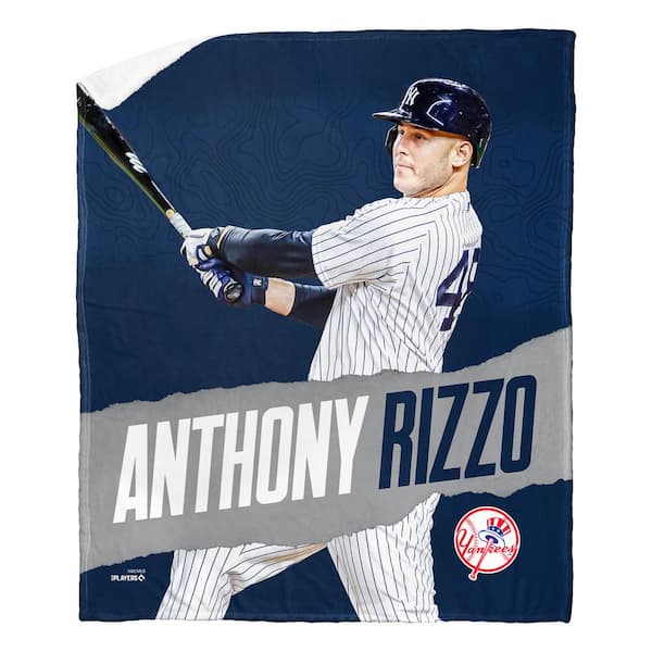 THE NORTHWEST GROUP MLB Yankees 23 Anthony Rizzo Silk Touch Sherpa Multicolor Throw