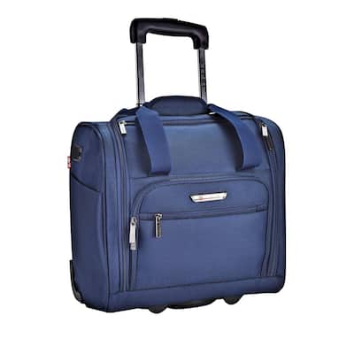 Wrangler 20 in. Hardside Carry-On Bag with Spinner Wheels and Patented ...