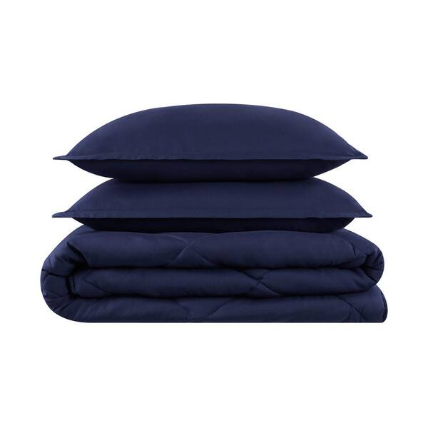Huck Blue Stripe Full/Queen Comforter & Sham Bonus Set | Nautica