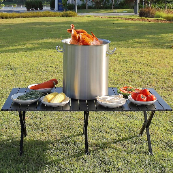 SVOPES 42 qt. Stainless Steel Stockpot, Heavy Duty Cooking Pot