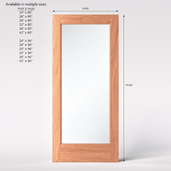 EOF-412 Plabako 8DESIGN+ 2隠しエディション ETO DOORS FD1L 42 in. x 80 in. Universal/Reversible Full Lite