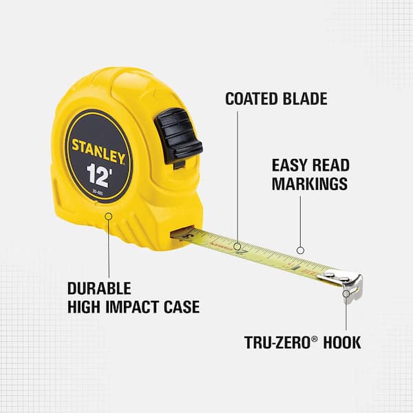 Stanley 16' x 1" Yellow Blade Tape Measure 