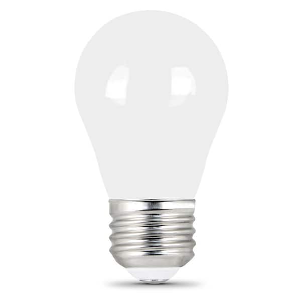 Feit Electric 40-Watt Equivalent A15 Frosted Glass E26 Base Appliance LED Light Bulb, Soft White 2700K