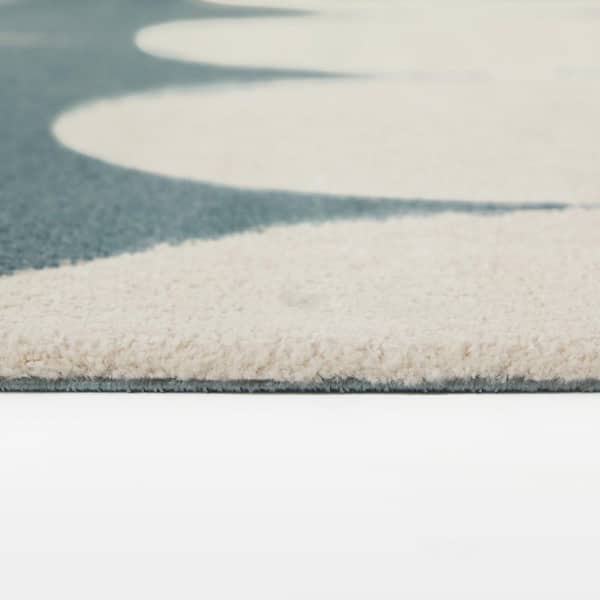 Leto Light Blue 8 ft. x 10 ft. Area Rug