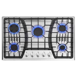 Noah 30 in. Gas Cooktop in Stainless Steel with 5 Burners including Power Burners