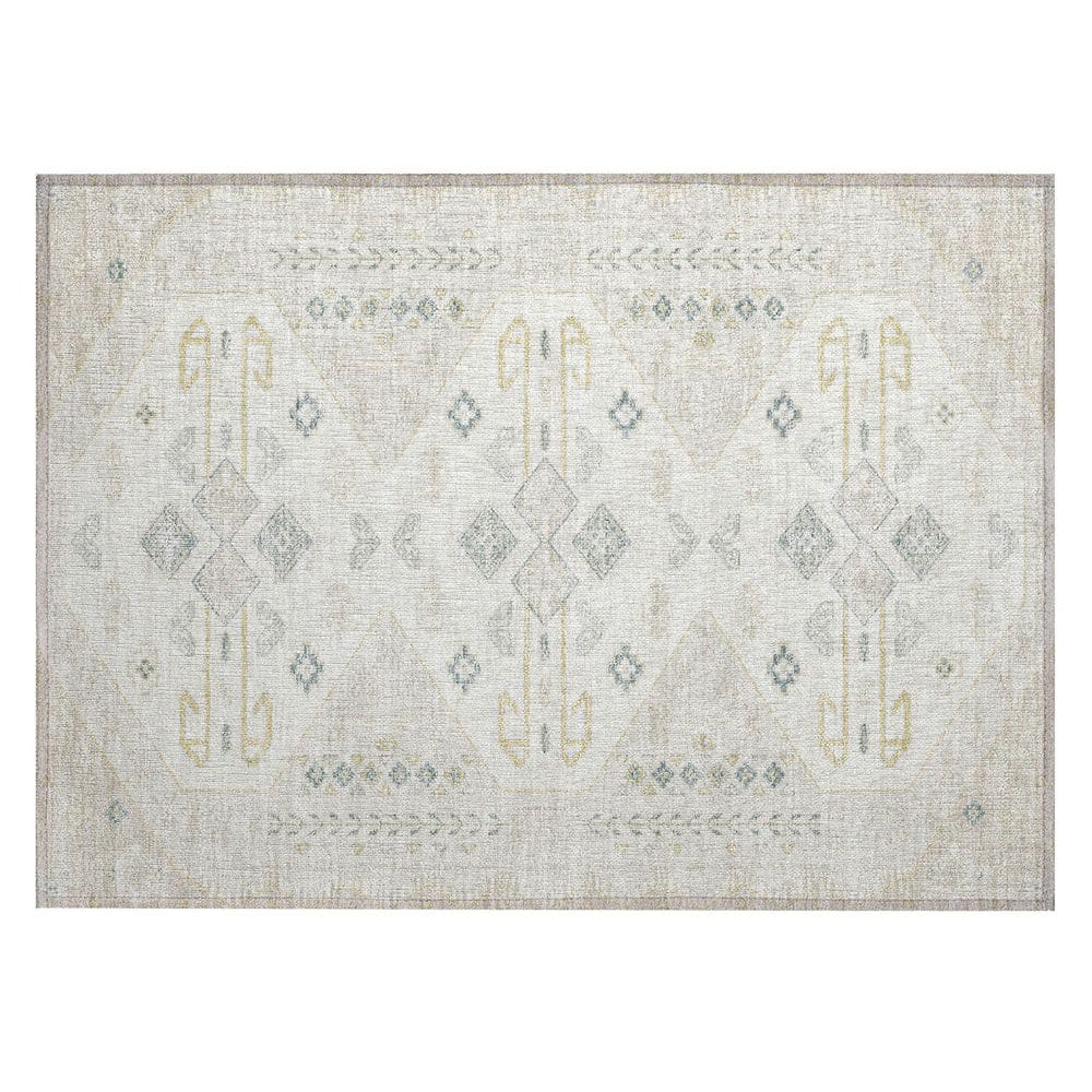 Chantille Machine Washable Indoor/Outdoor Abstract ACN2565 Beige 2 ft. x 3 ft. Accent Rug price history on PriceWatchPro