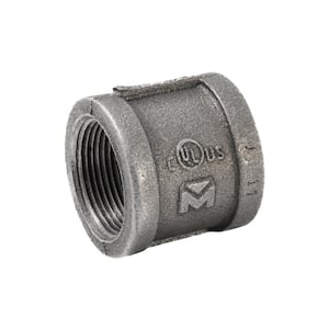 1-1/4 in. Black Malleable Iron FPT x FPT Coupling Fitting