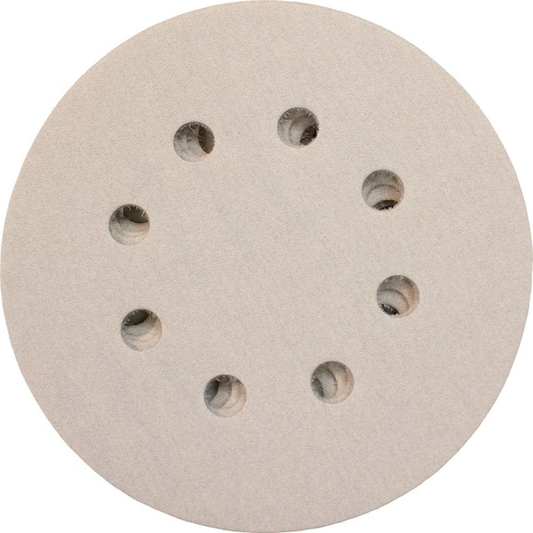 Makita 5 in. 320-Grit Hook and Loop Round Abrasive Disc (5-Pack)