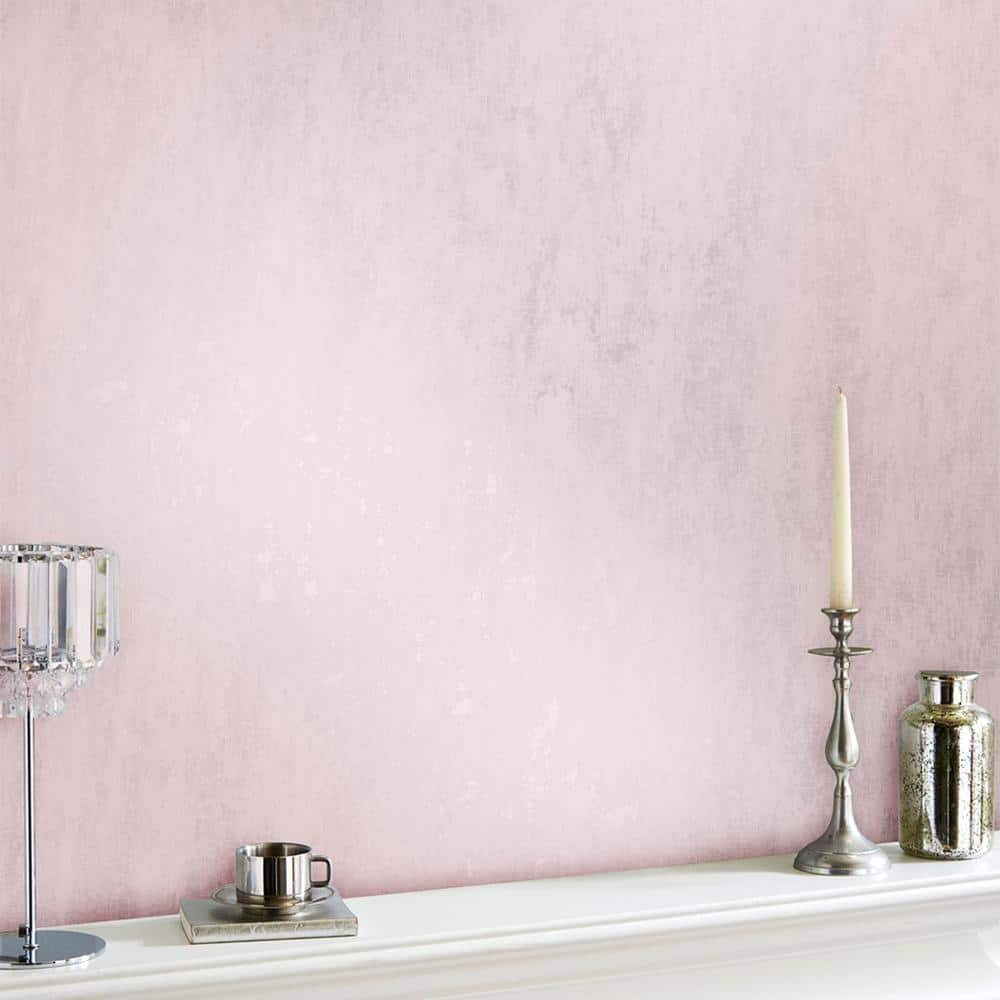 Whinfell Blush Pink Non-Woven Removable Wallpaper