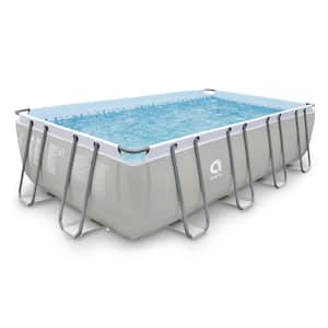 18 ft. x 10 ft. Above Ground Rectangular Steel Frame Swimming Pool