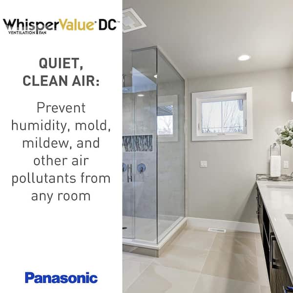 WhisperValue DC Exhaust Fan/LED Light and Night Light