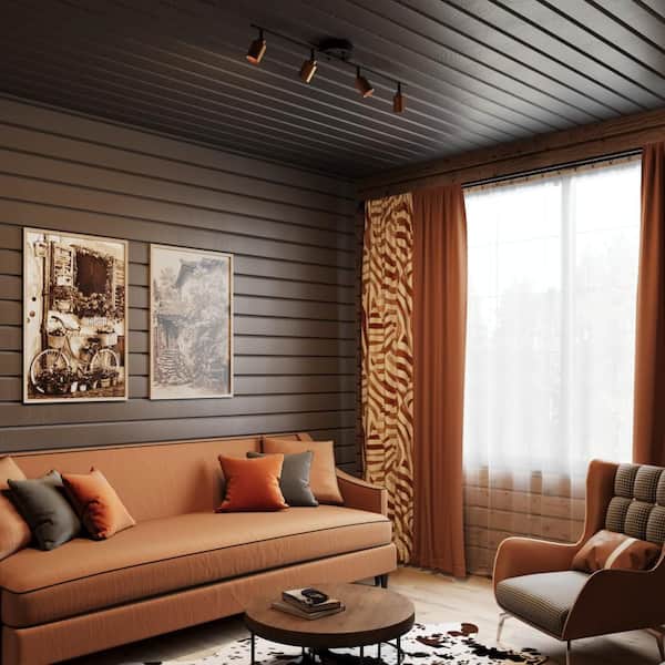 Shura 4-Light Black and Brass Integrated LED Track Light w/ Rotatable Heads, 3 ft. Track Lighting Kit, 3000k, 2240 Lumen