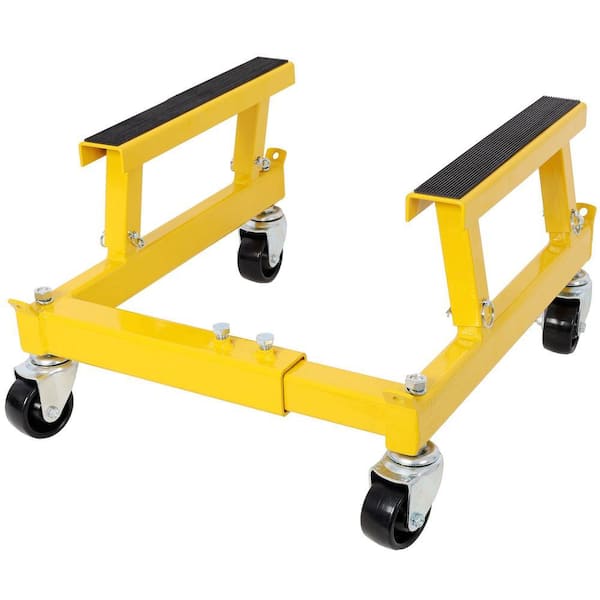 Yellow 1500 lb. Capacity Hand Truck for ATV Motorcycle Engine Cradle