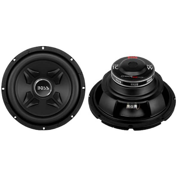 Boss Audio Systems 10 in. 1600-Watt 4-Ohm Car Audio Subwoofer Sub 2 x - The Home Depot