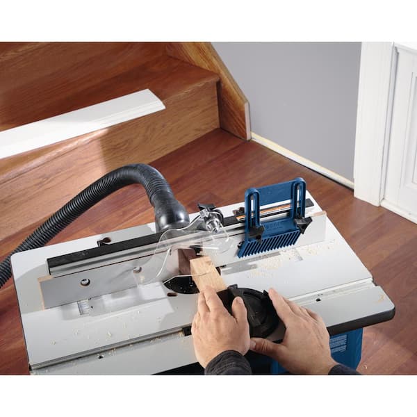 Bosch 26 in. x 16.5 in. Laminated MDF Top Portable Jobsite Router Table  with 2-1/2 in. Vacuum Hose Port RA1141 - The Home Depot
