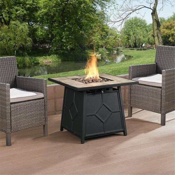 Outdoor Propane Gas Fire Pit Table, Bali 30 Slate Tabletop Gas Fire Pit Instructions