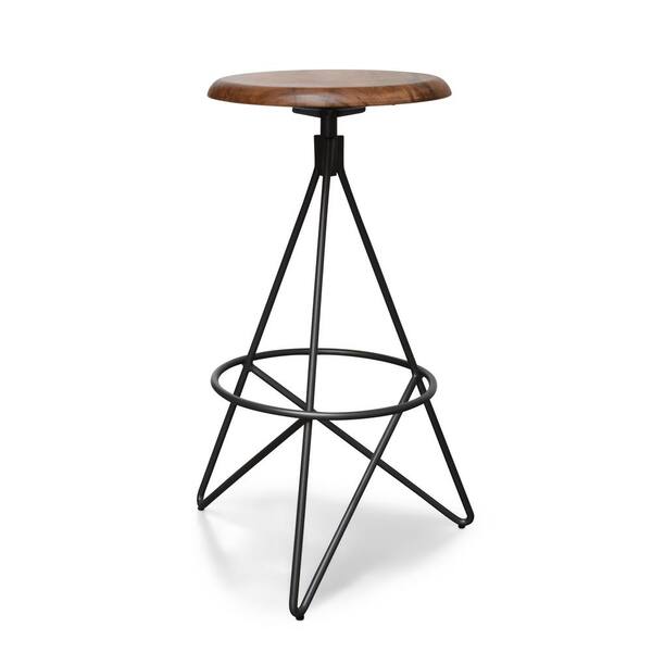 wood and metal hudson pub stool