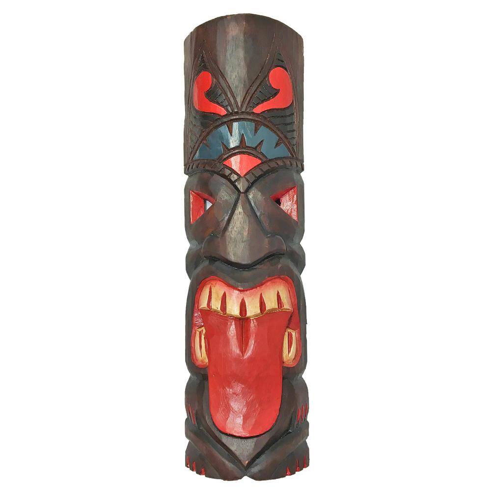 Backyard X-Scapes 20 in. Tiki Mask Classic Tahitian Tongue Polynesian ...