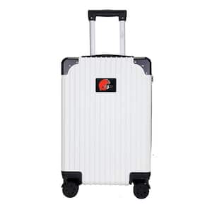 2-Toned 21 in. Cleveland Browns premium in White Carry-On Hardcase