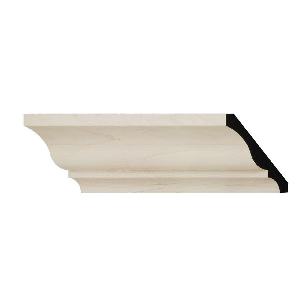 WM48 2.63 in. D x 3.34 in. W x 6 in. L Wood (Maple) Crown Moulding Sample price history on PriceWatchPro