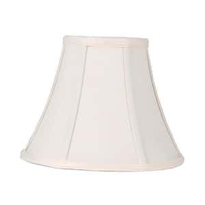 Mix & Match 7 in. x 15 in. x 11 in. Height Off-White Softback Bell Table Shade
