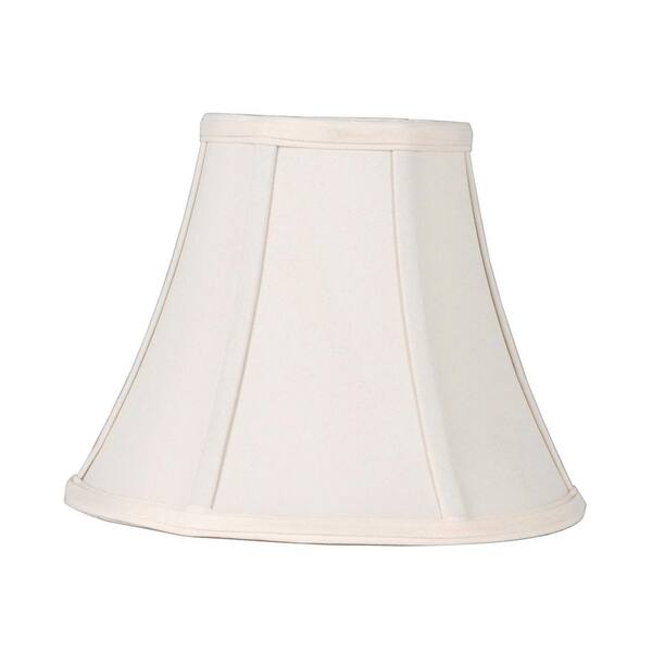 Adesso Mix & Match 7 in. x 15 in. x 11 in. Height Off-White Softback Bell Table Shade