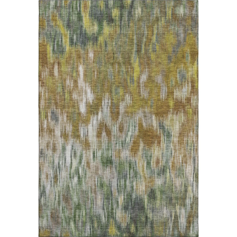 Mayfield Premium Machine Washable Abstract AMF2129 Brown 9 ft. x 12 ft. Area Rug price history on PriceWatchPro