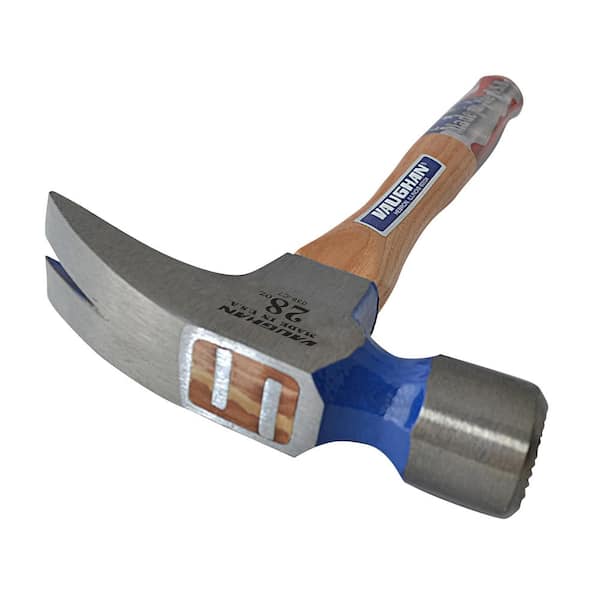 28 oz. Milled Face Framing Hammer, 18 in. Hardwood handle
