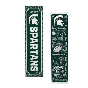 Evergreen Enterprises 47 in. Double Sided Leaner Porch Sign, Green
