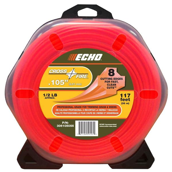 ECHO .105" Cross-Fire Trimmer Line (117 ft.) Small Clam