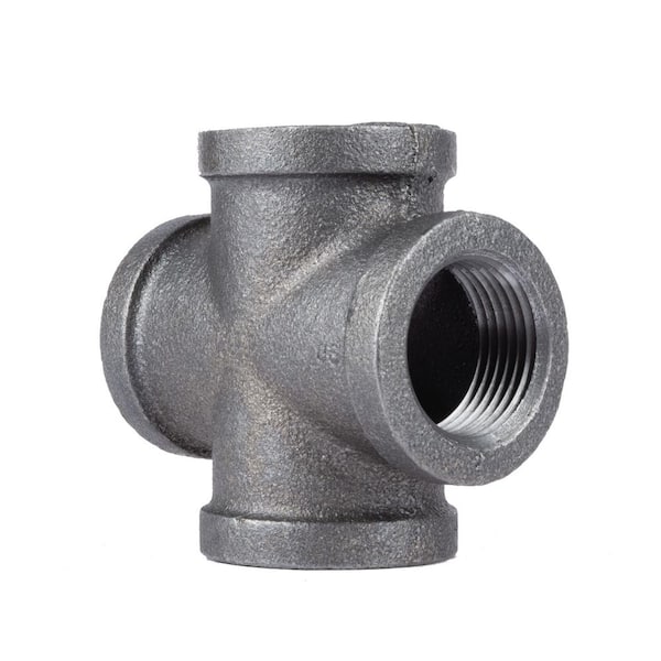 STZ 1 in. Black Iron Cross