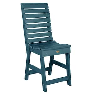 Weatherly Nantucket Blue Recycled Plastic Counter Height Side Chair