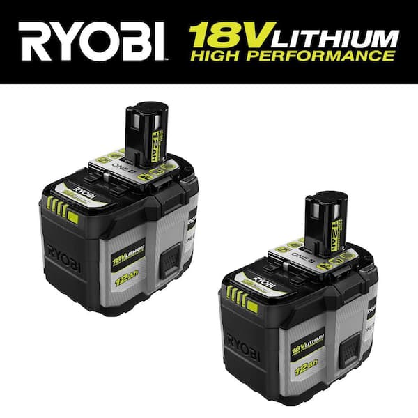 RYOBI ONE+ HP 18V 12.0 Ah Lithium Battery (2-Pack)
