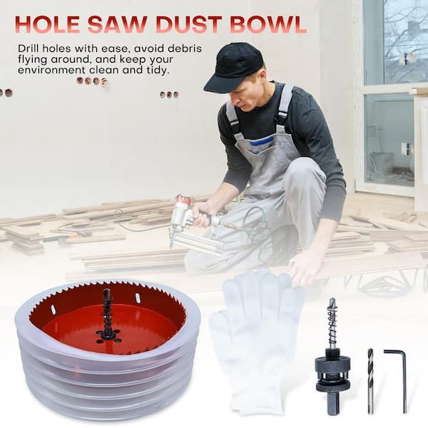 6 in. Bi-Metal Hole Cutter for Recessed Lights with Dust Bowl