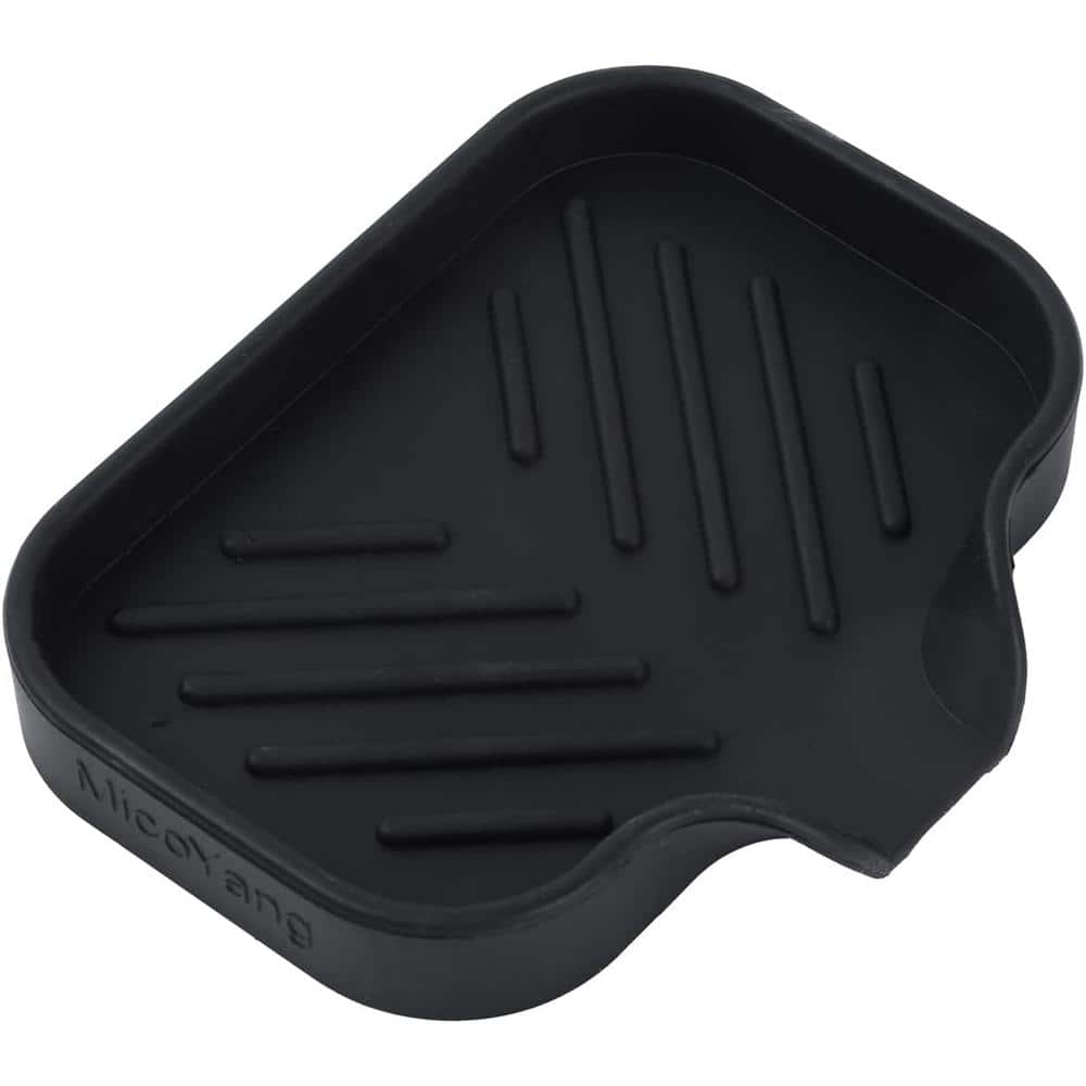 2pc 4.9 in. Silicone Bathroom Soap Dishes with Drain and Kitchen Sink Organ