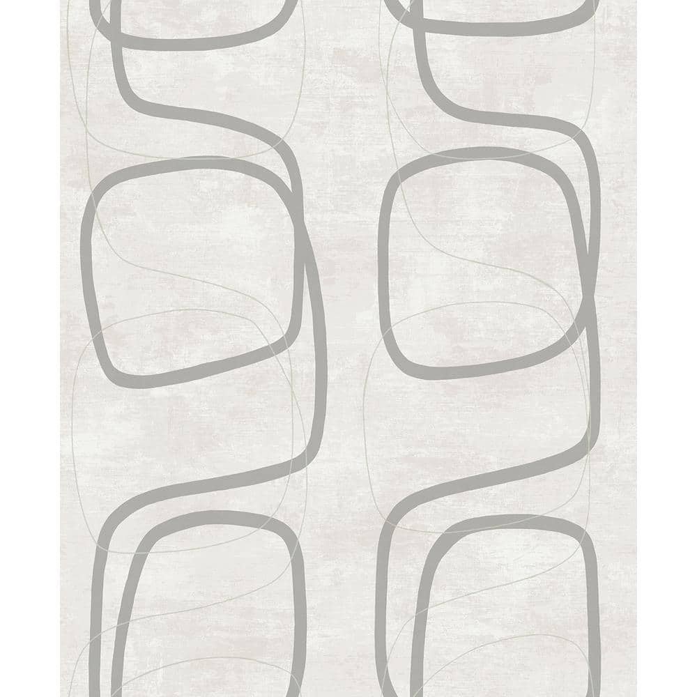 Seabrook Designs Storm Forcella Abstract Unpasted Paper Nonwoven