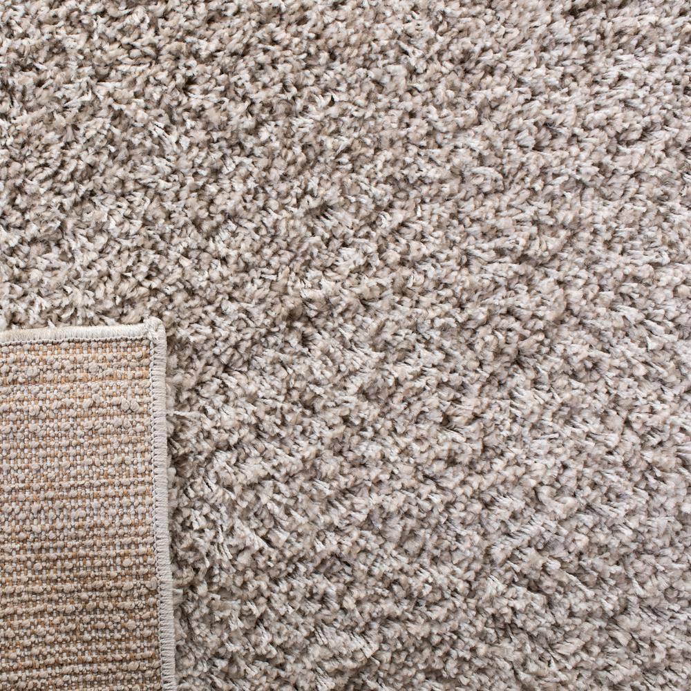 Linen 4' x 6' Solid Shag Area Rug