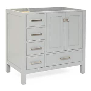 Cambridge 36 in. W x 21.5 in. D x 34.5 in. H Freestanding Bath Vanity Cabinet Only in Grey