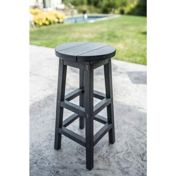 recycled plastic outdoor bar stools