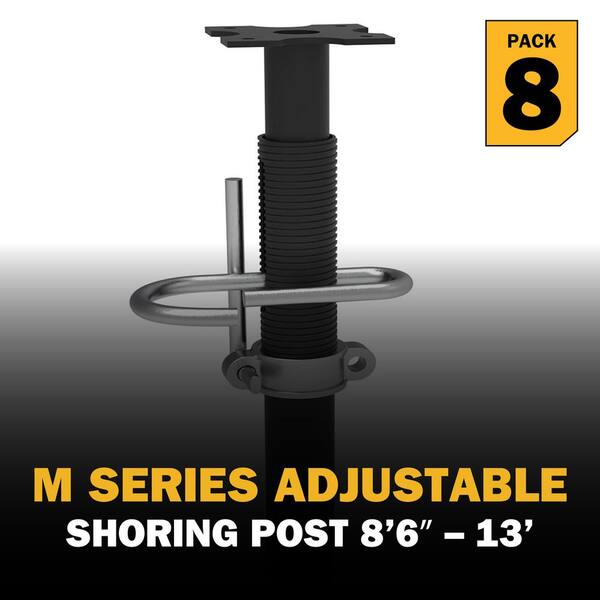 8 ft. 6 in. to 13 ft. Medium Duty Adjustable Shoring Post (Pack of 8)
