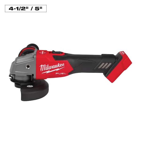 M18 FUEL 18V Lithium-Ion Brushless Cordless 4-1/2 in./5 in. Grinder with Slide Switch (Tool-Only)