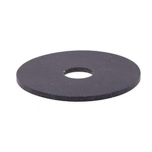 3/8 in. x 1-1/2 in. O.D. Black Neoprene Fender Washers (10-Pack)