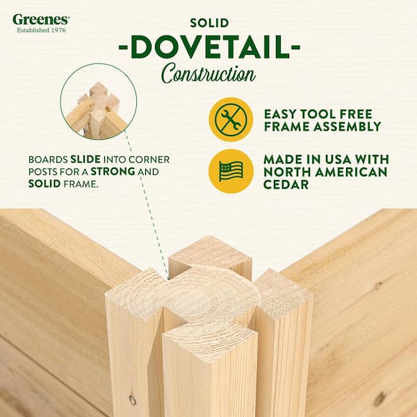 Ft 12 Ft Original Cedar Raised Garden Bed 80 Sq X 12 Ft 